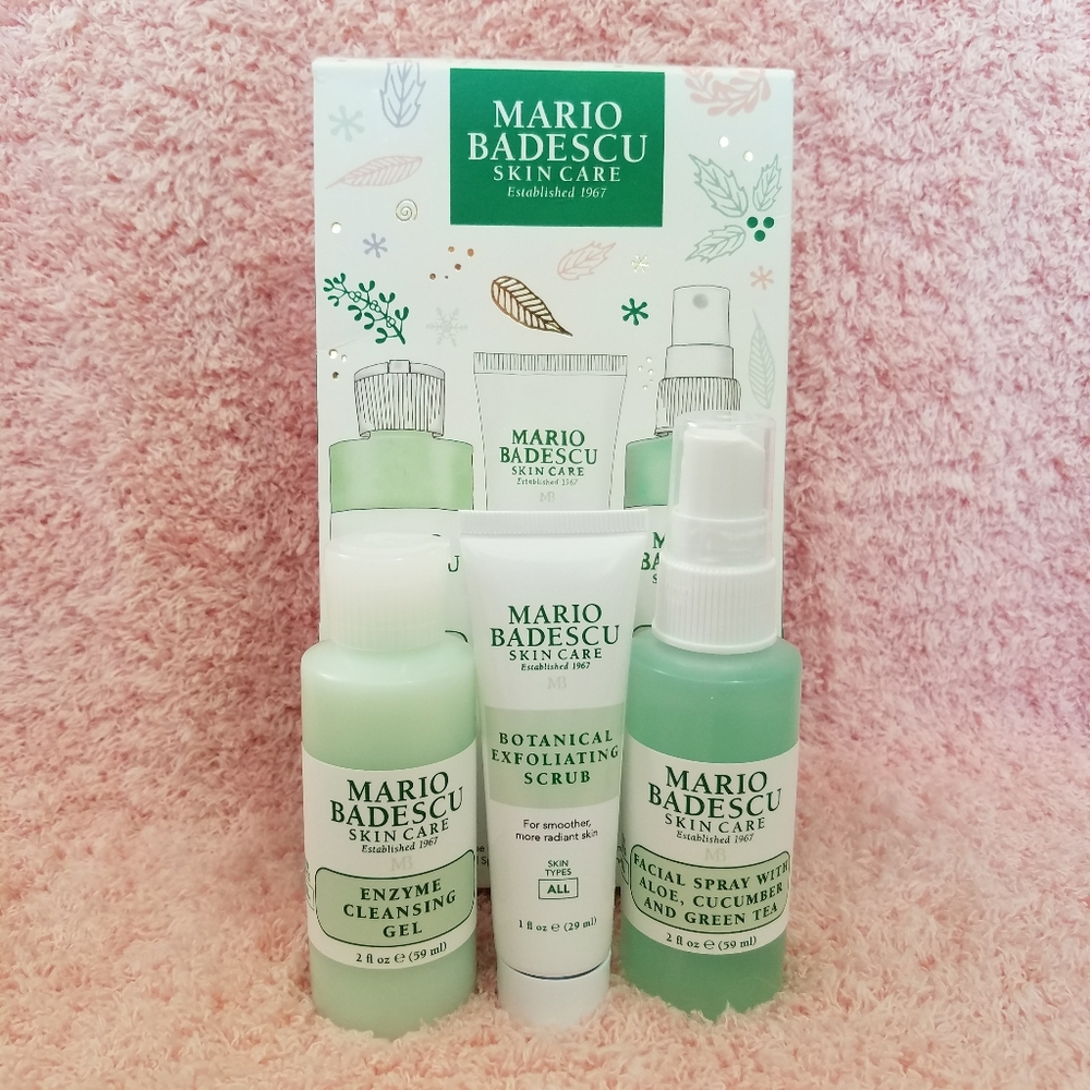 Mario Badescu Hit Refresh 3 Piece Skincare Gift Set, New, NIB, New in Box